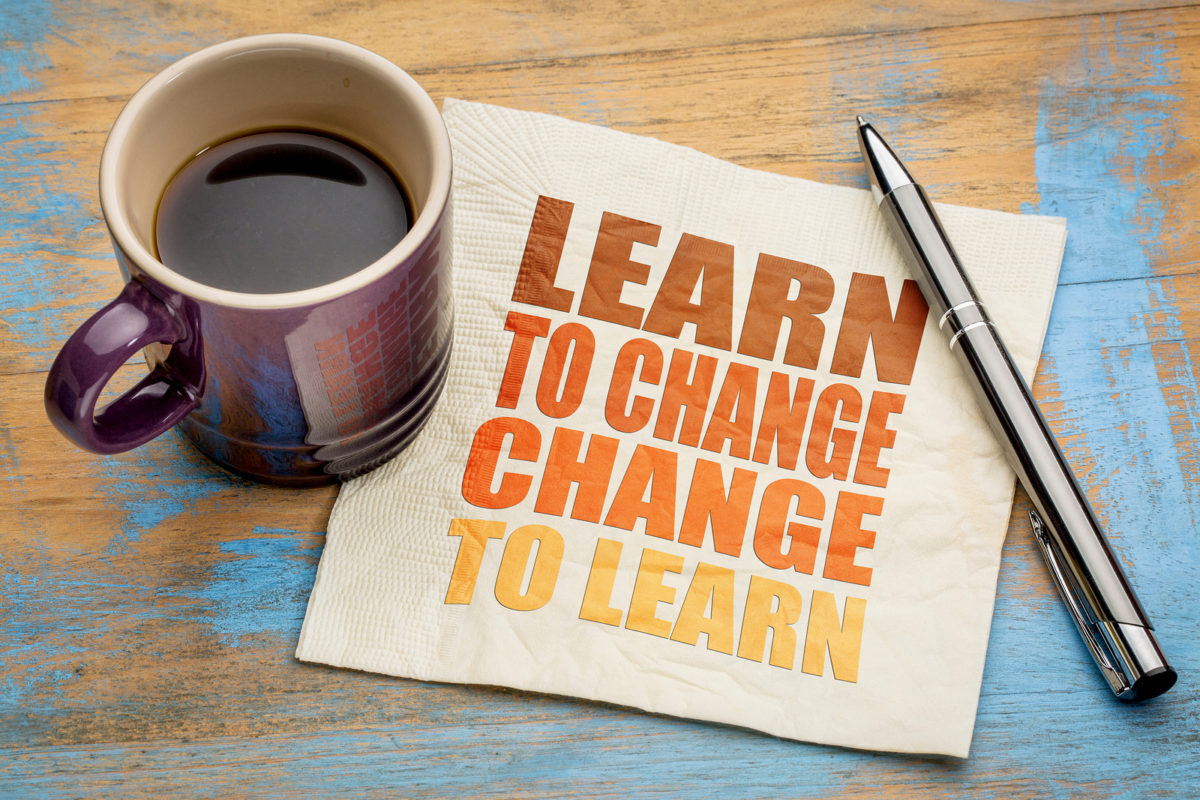 learn-to-change-change-to-learn-word-abstract-on-a-napkin-wi